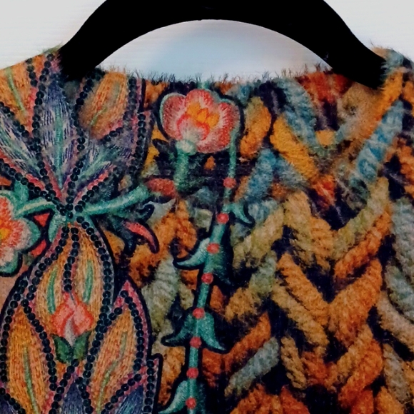 Colorful crewneck sweater, XL - Picture 2 of 10